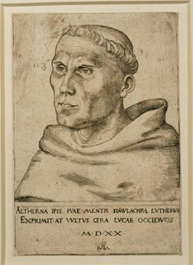 Martin Luther ... (rytina) od Lucas the Elder Cranach