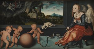 Melancholie od Lucas the Elder Cranach