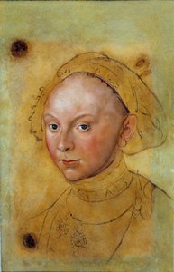 Portrét Catherine de Brunswick Grubenhagen Malba Lucase Cranacha (1472-1553) od Lucas the Elder Cranach
