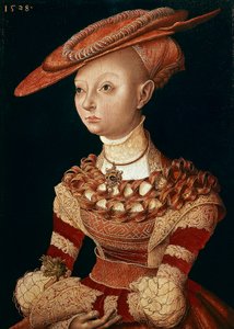 Portrét dámy od Lucas Cranach Elder (1472-1553) od Lucas the Elder Cranach