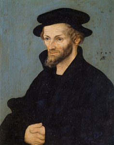 Portrét Philipa Melanchthona nebo Philippa Schwarzerda (1497-1560) od Lucas the Elder Cranach