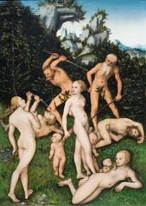Primitivní lidé od Lucas the Elder Cranach