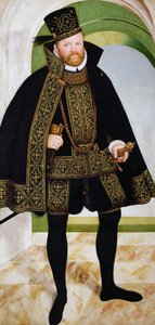 Portrét Augusta I. Saského od Lucas the Younger Cranach