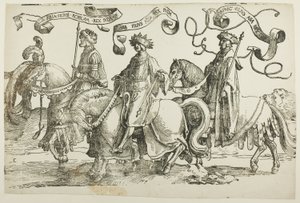 Abijah, Asa, Josafat, deska dva, z Dvanácti králů Izraele od Lucas van Leyden