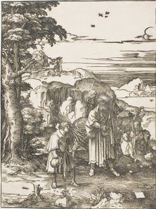 Abraham a Izák od Lucas van Leyden