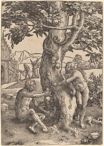 Adam a Eva od Lucas van Leyden