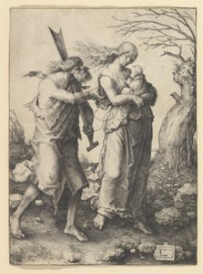 Adam a Eva po vyhnání, 1510. od Lucas van Leyden