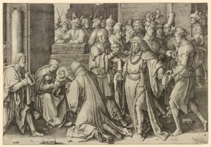 Klanění tří králů od Lucas van Leyden