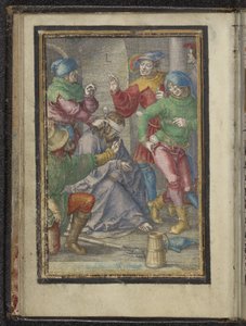 Výsměch Umučení Krista (název série) od Lucas van Leyden