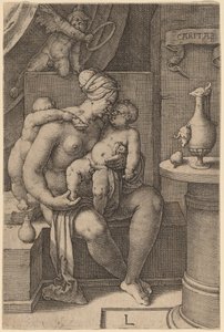 Charita (charita) od Lucas van Leyden