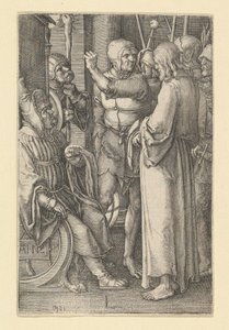 Kristus před Annášem, 1521. od Lucas van Leyden