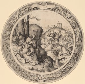 Kristus nesoucí kříž od Lucas van Leyden