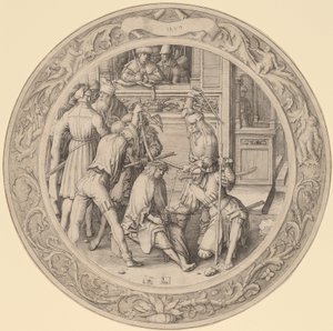 Kristus korunovaný trním od Lucas van Leyden