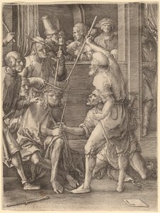 Kristus korunovaný trním od Lucas van Leyden