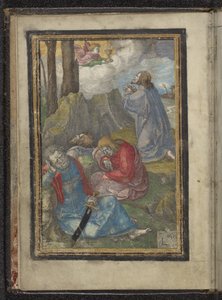 Kristus na dvoře v Getsemanech Umučení Krista (název série) od Lucas van Leyden
