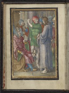 Kristus před Annášem Umučení Krista (název série) od Lucas van Leyden