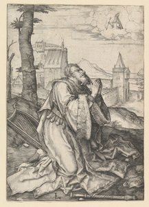 David Praying, ca. 1507. od Lucas van Leyden