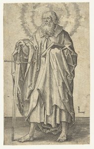Apoštol Pavel Kristus a apoštolové (název série) od Lucas van Leyden