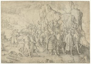 Pavlovo obrácení od Lucas van Leyden