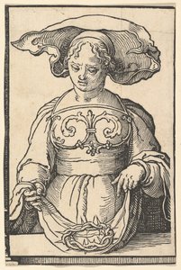 Delfská Sibyla, ze série Sibyl, ca. 1530. od Lucas van Leyden