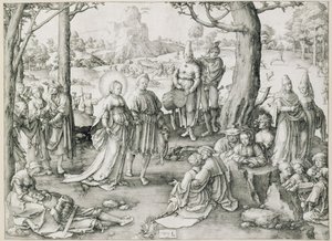 Tanec Máří Magdalény od Lucas van Leyden
