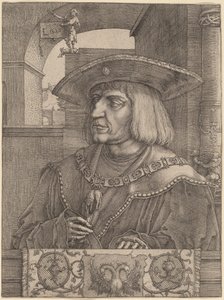 Císař Maxmilián I od Lucas van Leyden