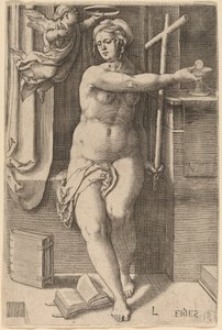 Fides (víra) od Lucas van Leyden