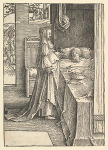 Jezábel slibující Nabotovy vinice králi Achabovi, ca. 1517. od Lucas van Leyden
