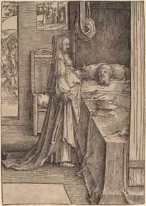 Jezábel a Achab od Lucas van Leyden
