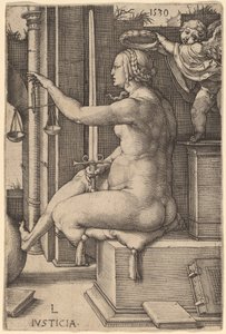 spravedlnost od Lucas van Leyden