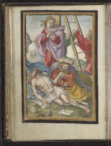 Přebírání kříže Umučení Krista (název série) od Lucas van Leyden