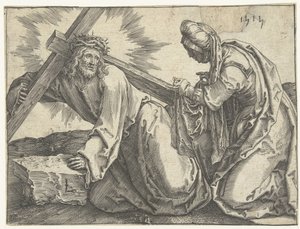 Nesení Kříže od Lucas van Leyden