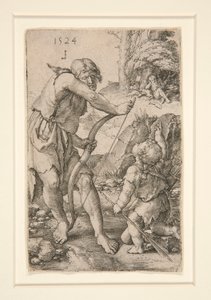 Lámech a Kain od Lucas van Leyden