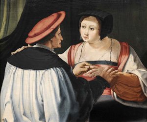 Snoubenci Snoubenci, c. 1525. od Lucas van Leyden