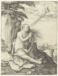 Máří Magdalény v poušti od Lucas van Leyden