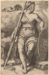 Pallas Athene od Lucas van Leyden