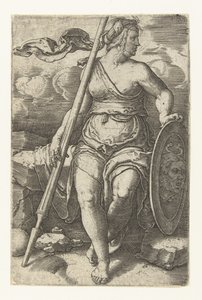 Pallas Athene od Lucas van Leyden
