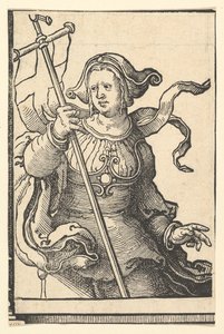 Frygická Sibyla, ze série Sibyl, ca. 1530. od Lucas van Leyden