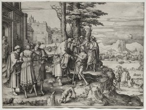 Návrat marnotratného syna od Lucas van Leyden