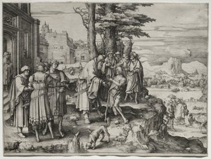 Návrat marnotratného syna, c. 1510. od Lucas van Leyden