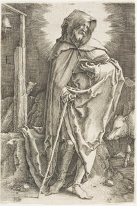 Svatý Antonín od Lucas van Leyden