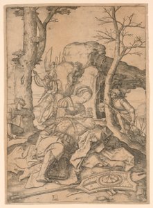 Samson a Dalila od Lucas van Leyden