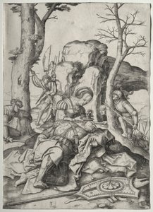 Samson a Dalila od Lucas van Leyden