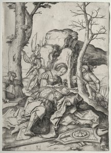Samson a Dalila, c. 1507. od Lucas van Leyden