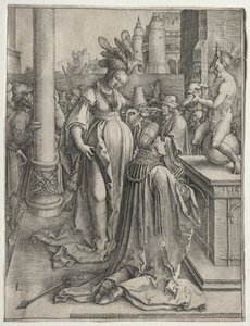 Šalomounova modloslužba od Lucas van Leyden