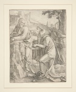 Pokušení Krista od Lucas van Leyden