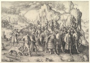 Obrácení svatého Pavla od Lucas van Leyden