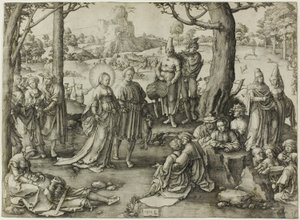 Tanec svaté Máří Magdaleny od Lucas van Leyden