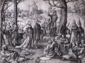 Tanec svaté Máří Magdalény od Lucas van Leyden