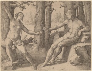 Pád člověka od Lucas van Leyden
